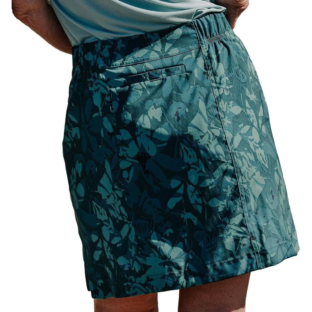RIPSKIRT Hawaii Sport Skirt Green Camo Floral XXL Lightweight Quick Dry Tropical